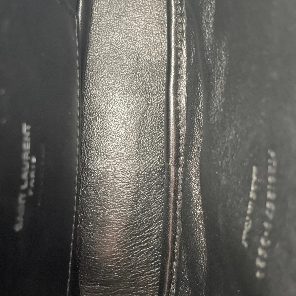 Saint Laurent mini Lou black with silver hardware - Picture 4 of 16